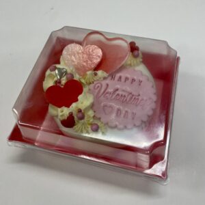 Mini 4" Valentines madeira sponge cake
